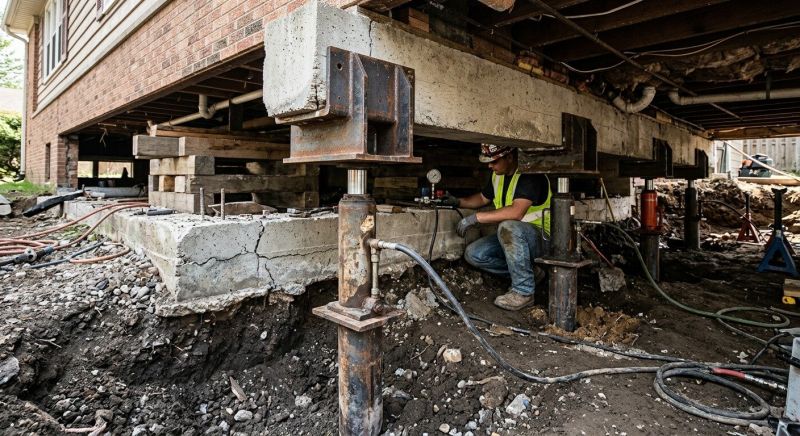 Foundation Lifting project example